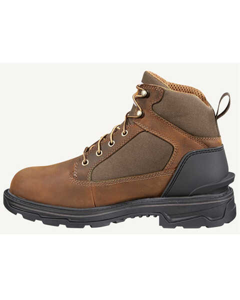 Image #3 - Carhartt Men's Ironwood 6" Work Boot- Soft Toe, Brown, hi-res