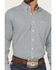 Image #3 - Cinch Men's Geo Print Long Sleeve Button-Down Western Shirt, White, hi-res