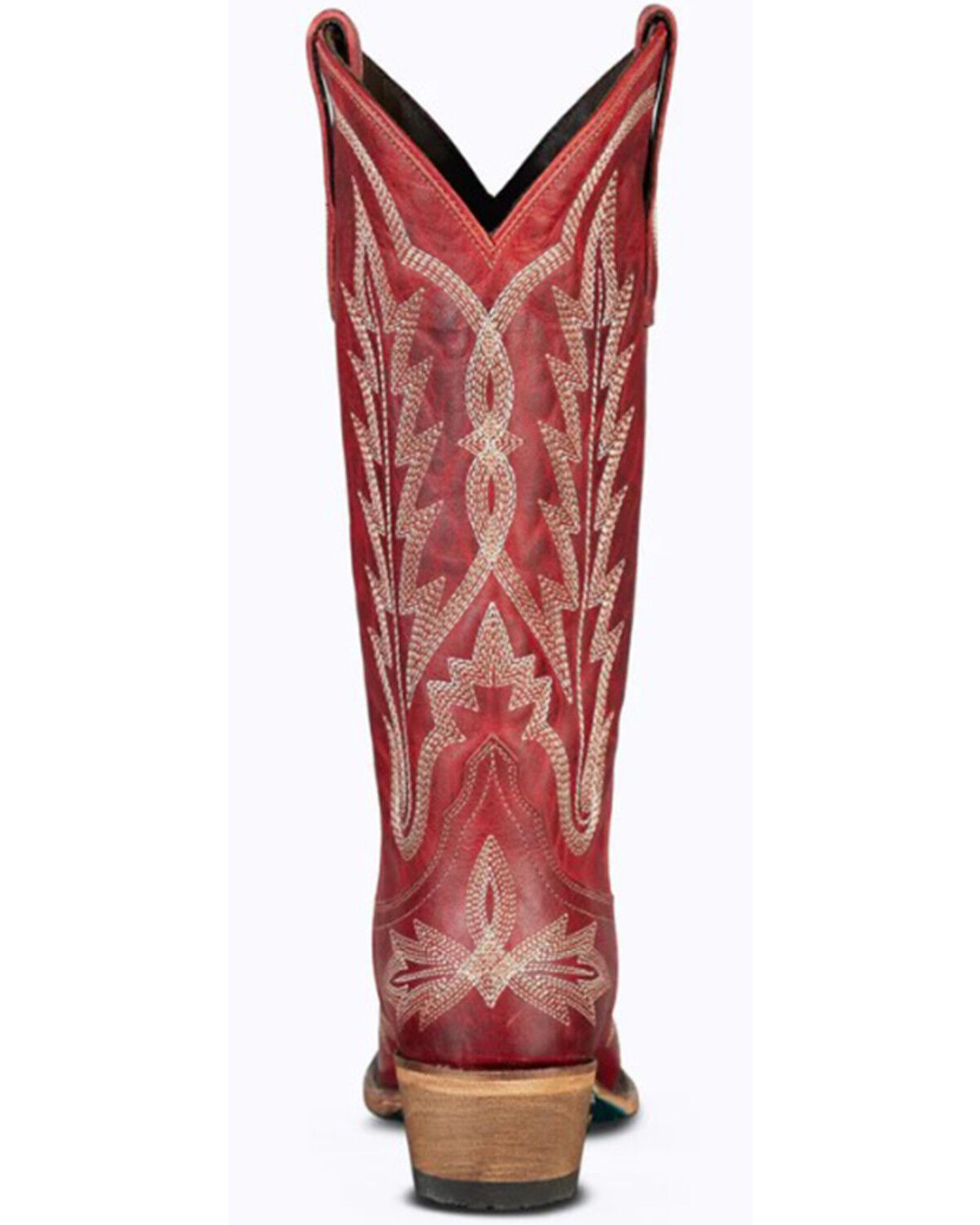 Image #5 - Lane Women's Lexington Western Boots - Snip Toe, Ruby, hi-res