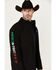 Image #2 - American Fighter Men's Mayland Mexico USA Flag Embroidered Softshell Jacket, Black, hi-res