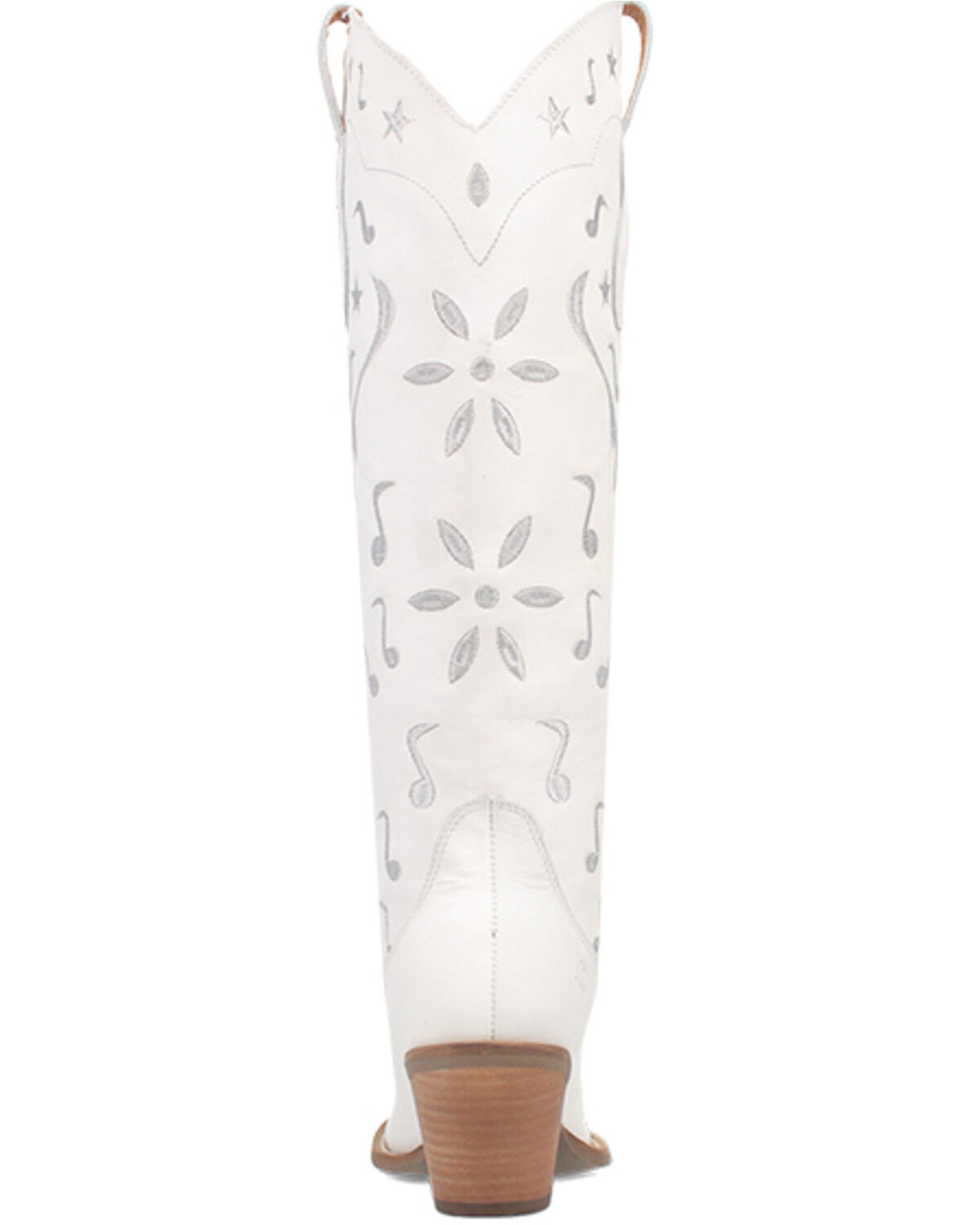 Image #5 - Dingo Women's Rhymin Tall Western Boots - Snip Toe, White, hi-res