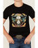 Image #3 - Rock & Roll Denim Boys' Steerhead Short Sleeve Graphic T-Shirt, Black, hi-res
