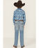 Image #3 - Cody James Boys' Stampede Light Wash Slim Bootcut Comfort Stretch Denim Jeans - Tall, Light Wash, hi-res