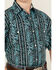 Image #3 - Panhandle Select Boys' Paisley Print Short Sleeve Pearl Snap Western Shirt, Dark Teal, hi-res