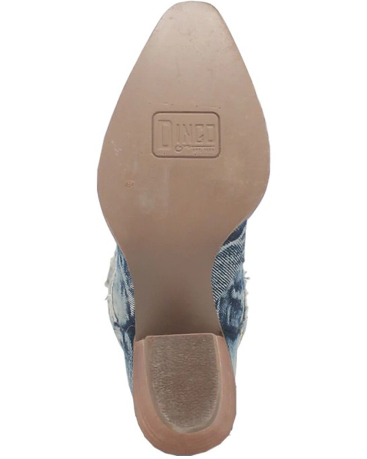 Image #7 - Dingo Women's Texas Tornado Western Boots - Round Toe, Blue, hi-res