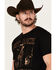 Image #2 - Cody James Men's Ghost Gunslinger Short Sleeve Graphic T-Shirt, Black, hi-res