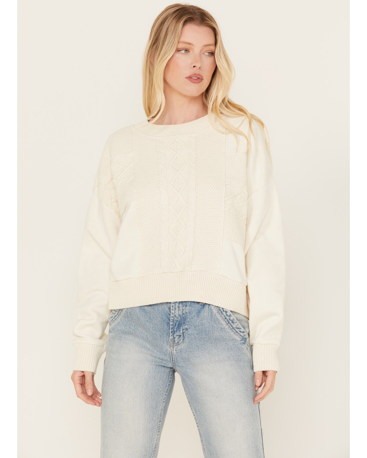 Image #1 - Cleo + Wolf Women's Lightweight Fleece Knit Sweater, , hi-res