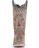 Image #5 - Corral Women's Flowered Embroidery Western Boots - Square Toe, Taupe, hi-res