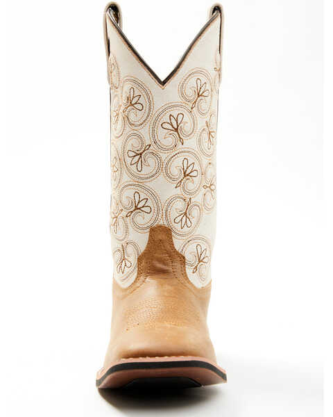 Image #4 - Laredo Women's Erika Western Boots - Broad Square Toe, Camel, hi-res