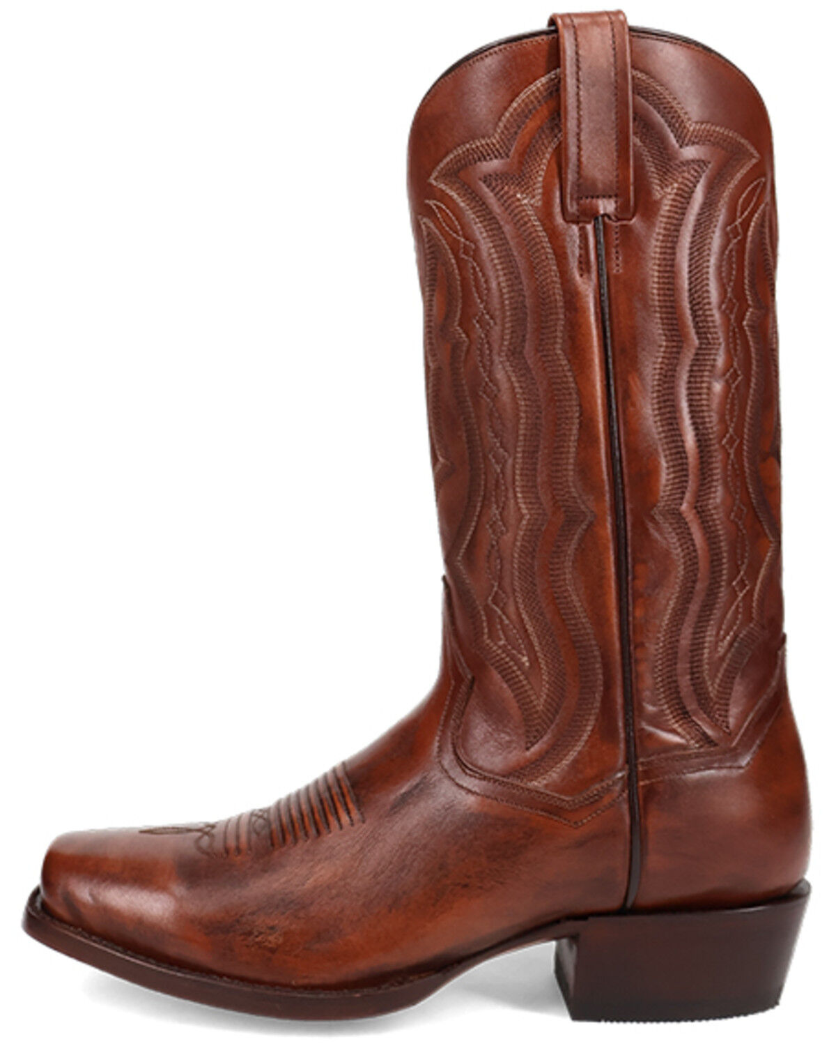Image #3 - Dan Post Men's Wade Western Boots - Square Toe, Brown, hi-res