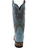 Image #5 - Ferrini Women's Ella Cross Western Boots - Broad Square Toe, Aqua, hi-res