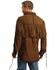 Kobler Cheval Leather Shirt, Brown, hi-res