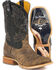 Image #1 - Tin Haul Men's What's Your Angle Western Boots - Broad Square Toe, Tan, hi-res