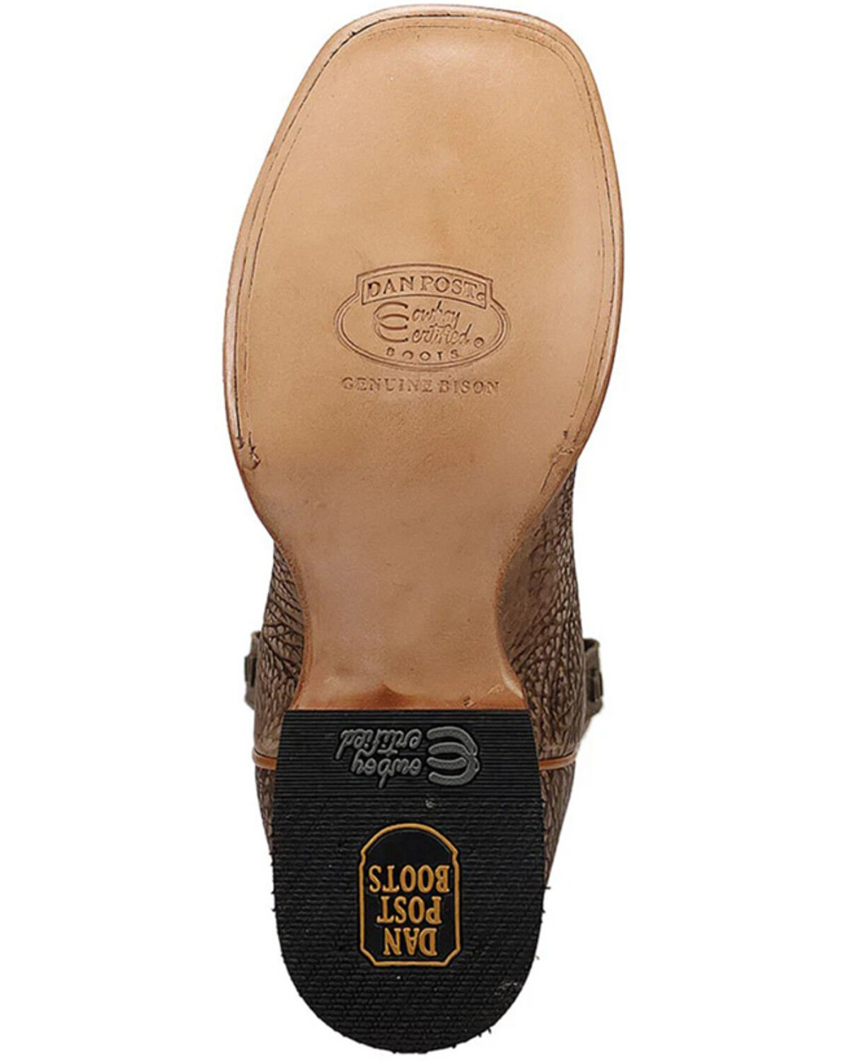 Image #7 - Dan Post Men's Murray Western Boots - Broad Square Toe, Brown, hi-res
