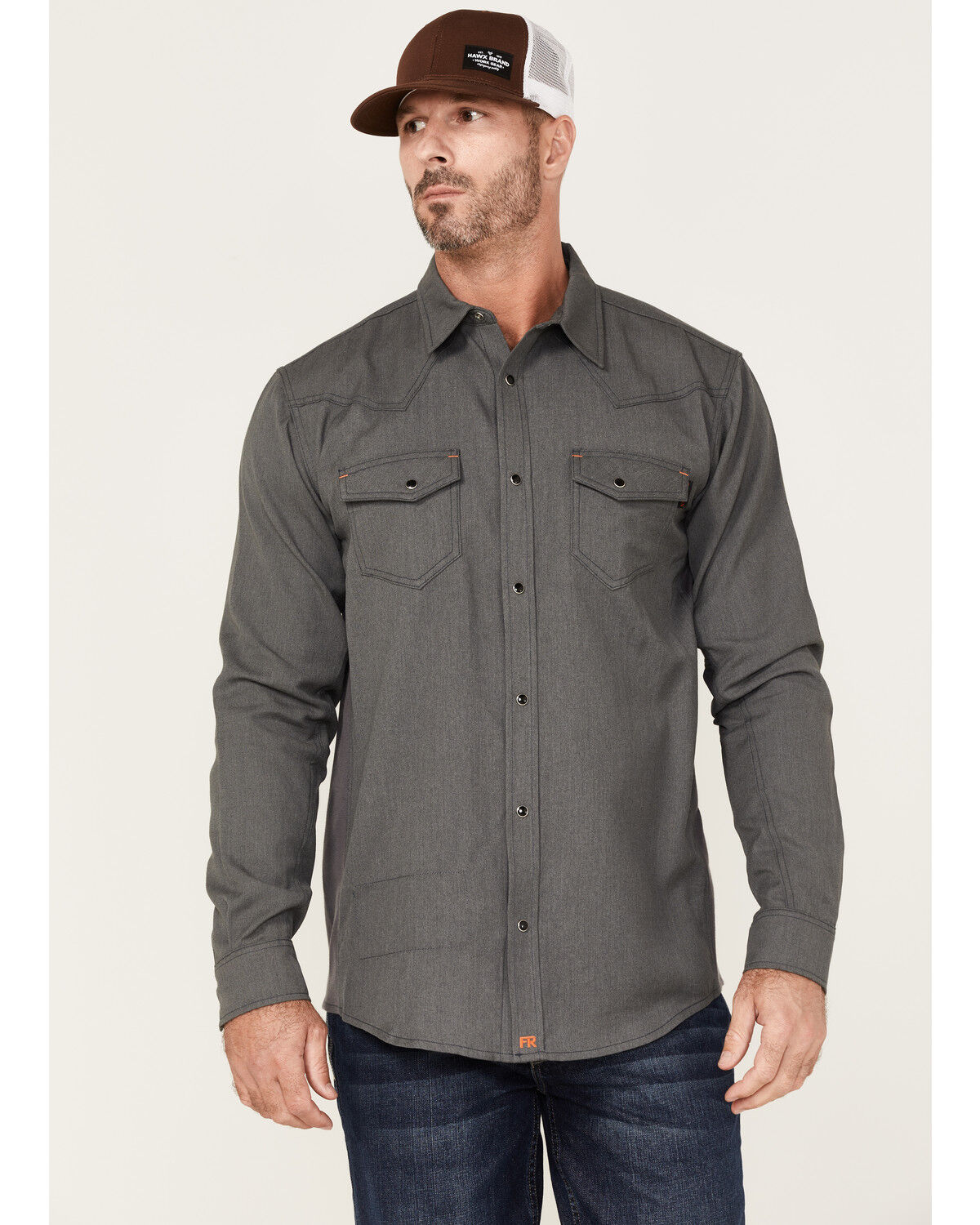 Image #1 - Cody James Men's FR Vented Long Sleeve Button-Down Work Shirt , , hi-res