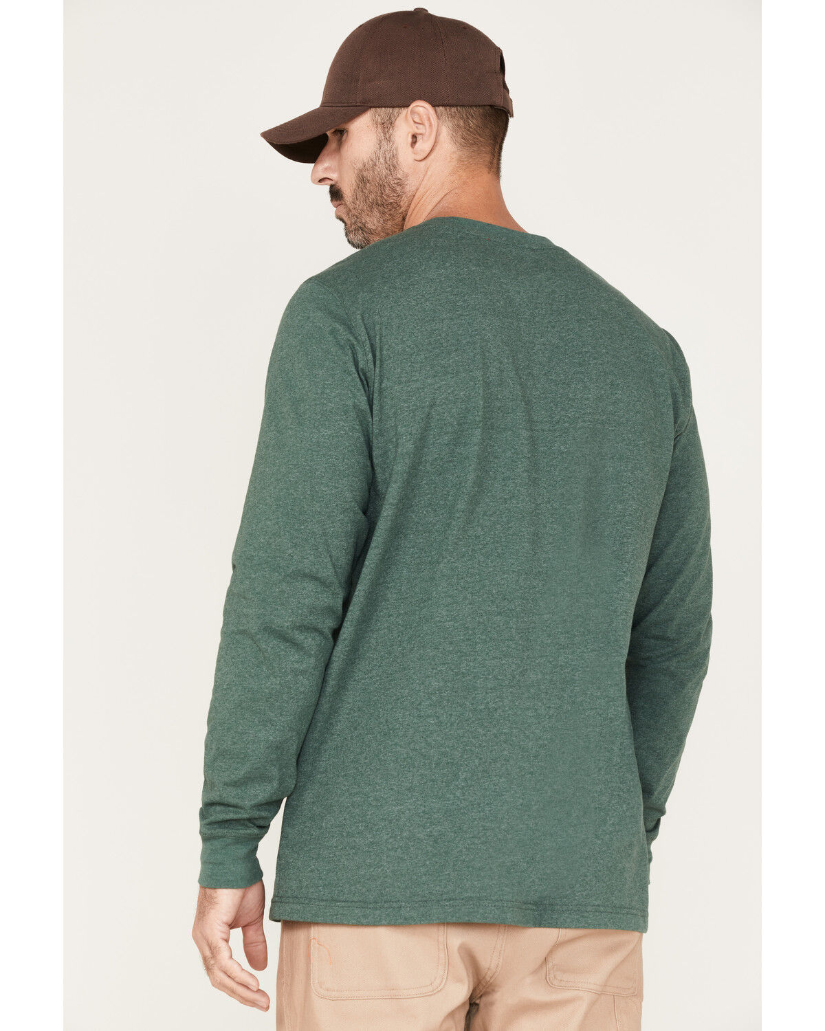 Image #4 - Hawx Men's Forge Work Pocket T-Shirt, Dark Green, hi-res
