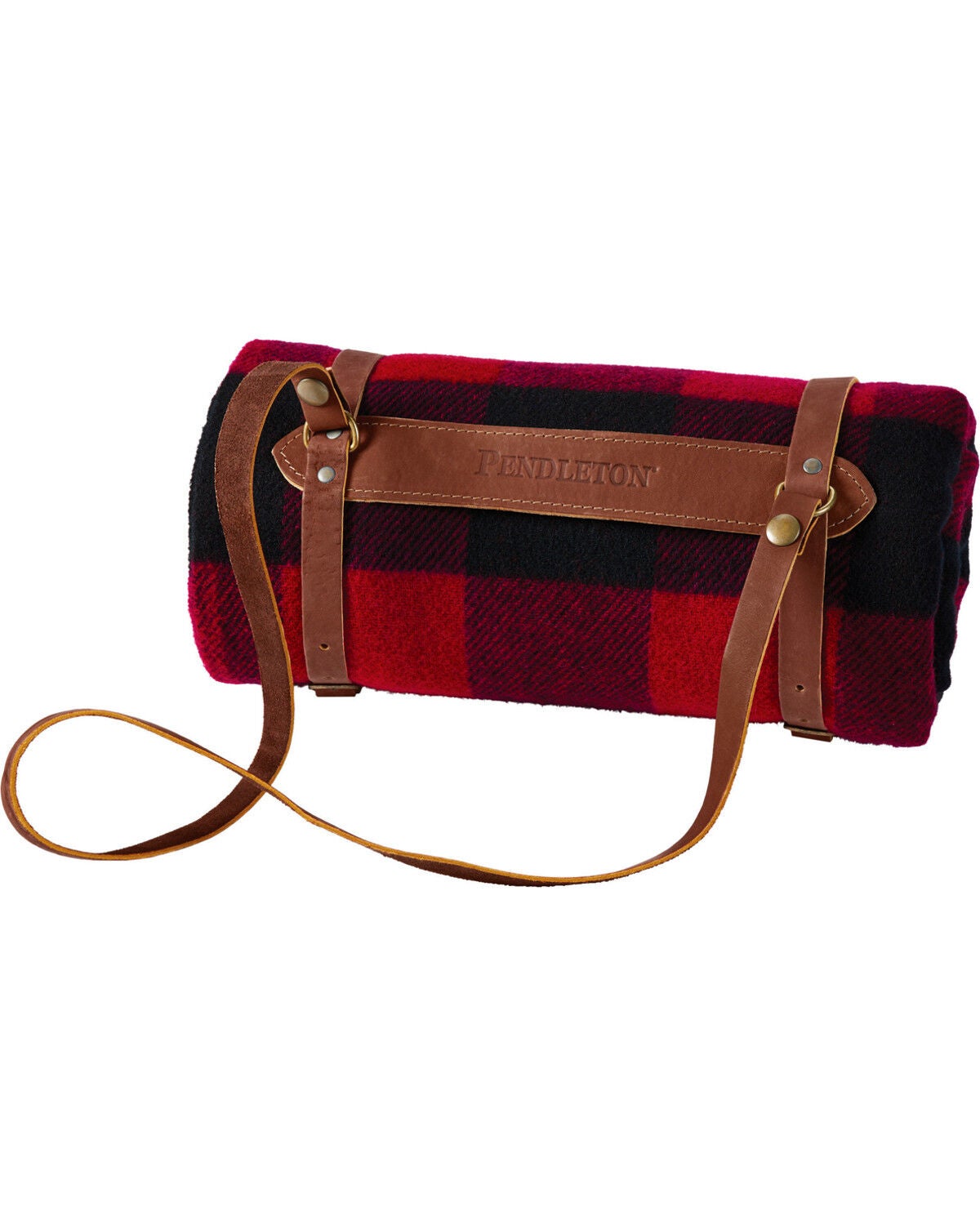 Image #2 - Pendleton Red Plaid Motor Robe Blanket, No Color, hi-res