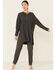 Image #1 - Free People Women's Around The Clock Jogger Sweatpants, Charcoal, hi-res