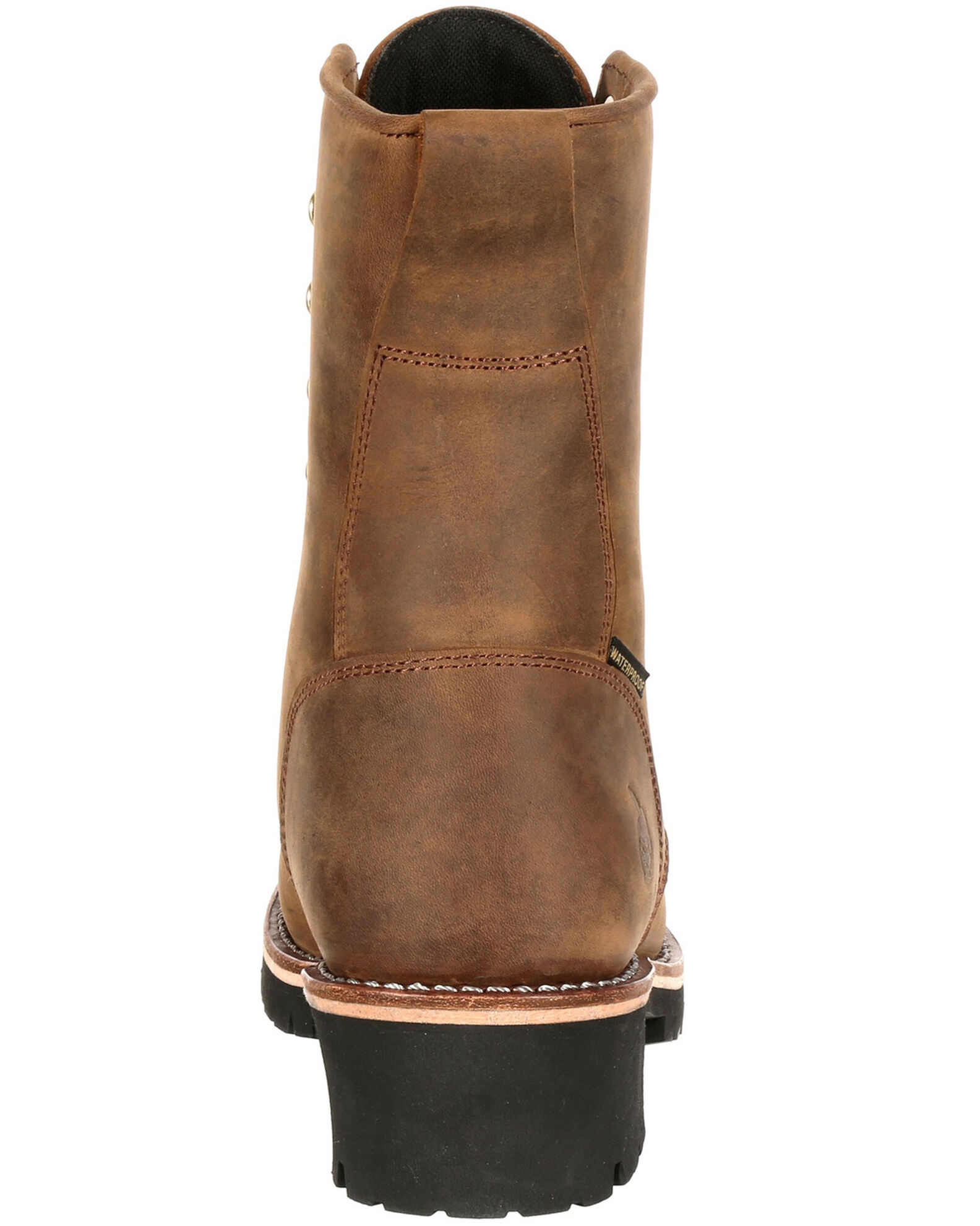 Image #4 - Georgia Boot Men's Waterproof Insulated Logger Work Boots - Steel Toe, , hi-res