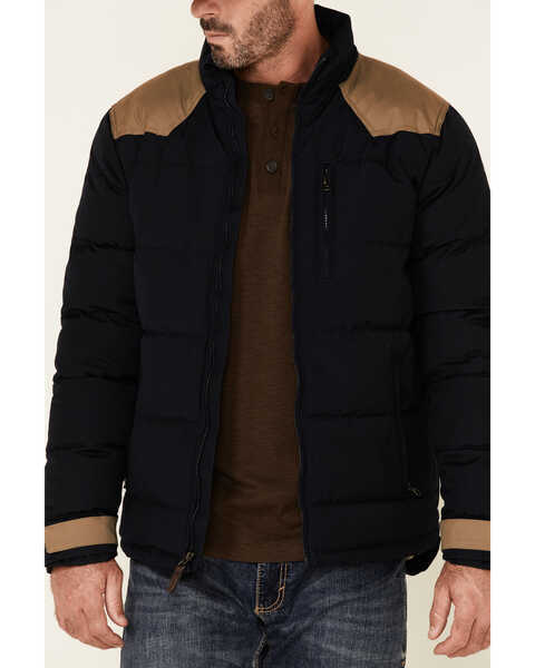 Image #3 - Moonshine Spirit Men's Navy Back Country Quilted Zip-Front Insulated Puffer Jacket, , hi-res
