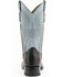 Ferrini Men's Smooth Quill Ostrich Exotic Boots - Broad Square Toe , Black, hi-res