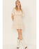 Image #1 - Wishlist Women's Champ Lace Trim Mini Dress, Off White, hi-res