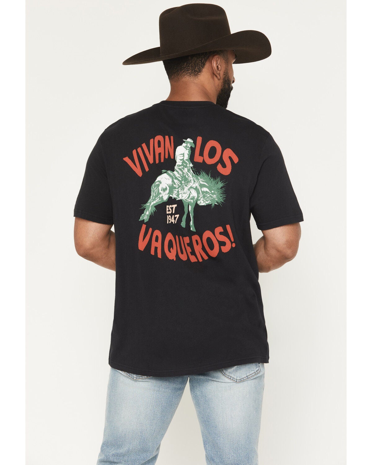Product Name: Wrangler Men's Vivan Los Vaqueros Short Sleeve Graphic T-Shirt