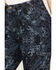 Image #2 - Shyanne Women's Dark Wash High Rise Printed Stretch Flare Jeans, Dark Wash, hi-res