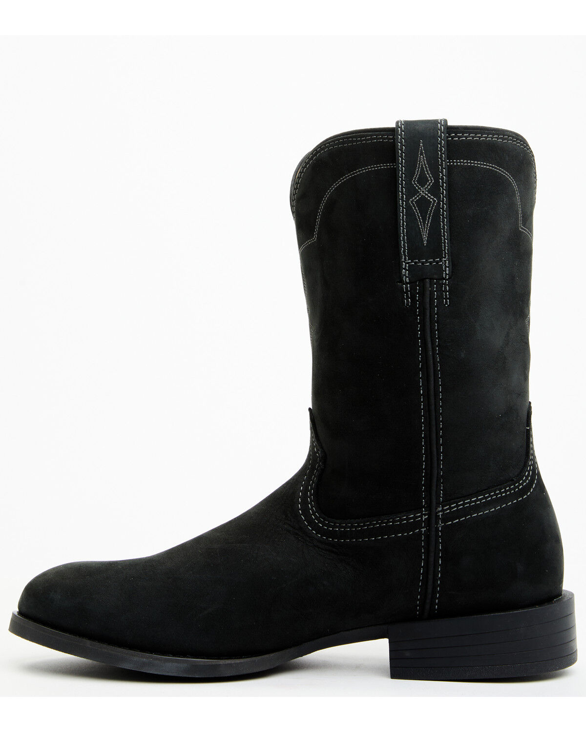 Image #3 - Cody James Cush Core® Men's Highland Roper Western Boots - Round Toe, Black, hi-res
