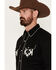 Ariat Men's Chimayo Retro Long Sleeve Pearl Snap Western Shirt, Black, hi-res