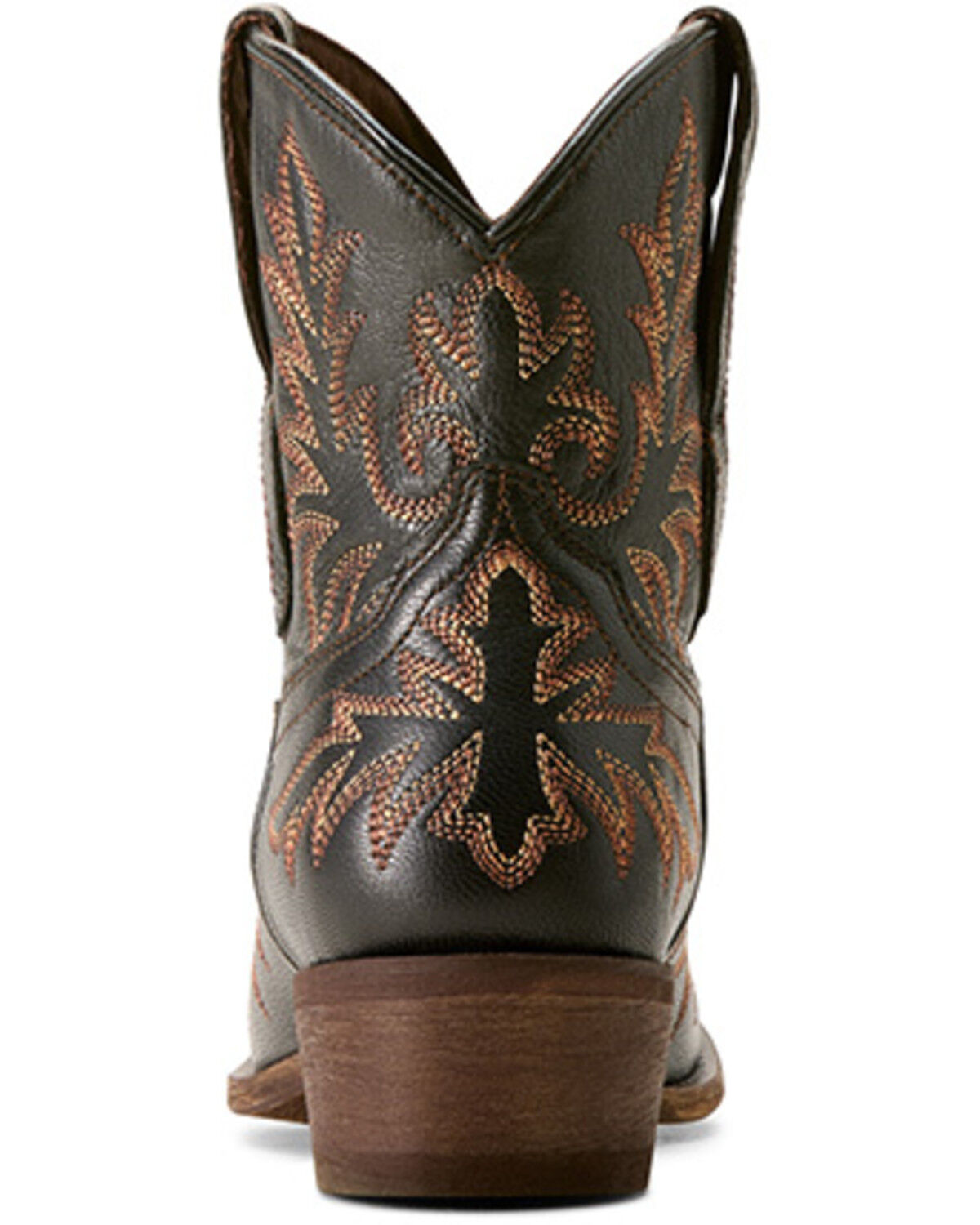 Image #3 - Ariat Women's Carlin Western Booties - Round Toe, Black, hi-res
