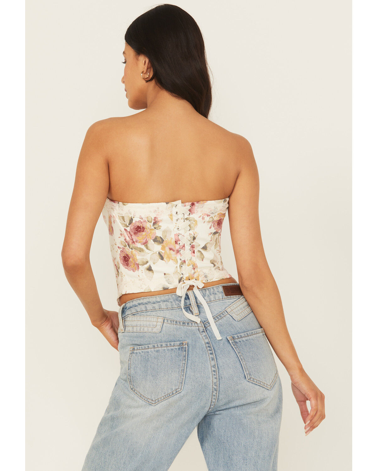 Image #4 - Originality Women's Boot Barn Exclusive Tapestry Sweetheart Corset, Multi, hi-res
