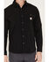 Image #3 - Carhartt Men's Force&reg; Sun Defender&trade; Relaxed Fit Lightweight Long Sleeve Button-Down Work Shirt, Black, hi-res