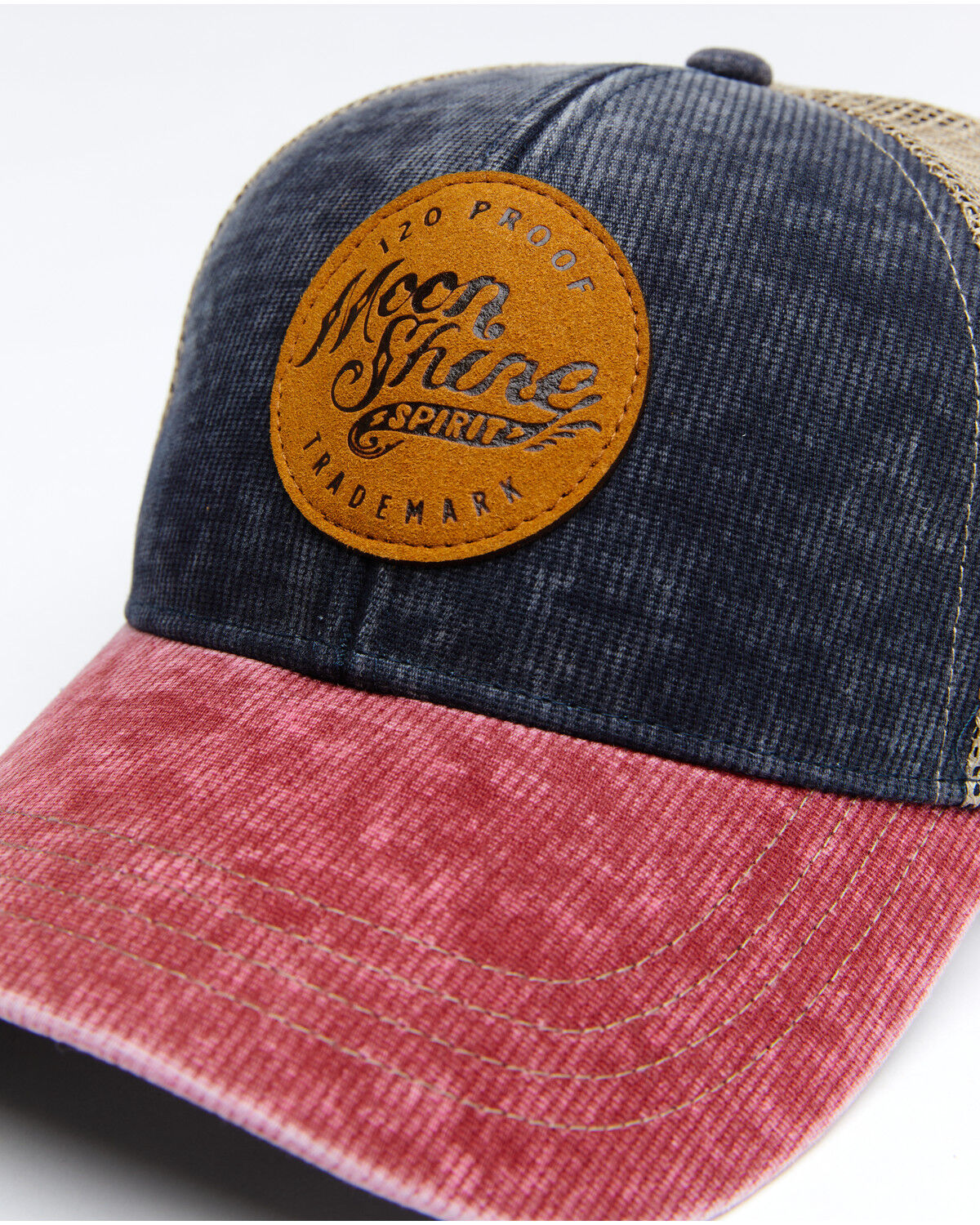 Image #2 - Moonshine Spirit Men's Circle Logo Medallion Patch Mesh Cap, Multi, hi-res