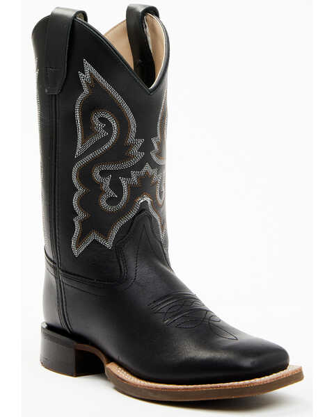 Image #1 - Cody James Boys' Ranger Western Boots - Broad Square Toe, Black, hi-res