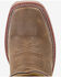 Image #5 - Smoky Mountain Men's Parker Performance Western Boots - Square Toe, Brown, hi-res