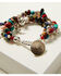 Image #2 - Paige Wallace Women's Multi Stone Western Charm Bracelet, Multi, hi-res