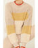 Image #3 - Very J Women's Yellow Striped Mock Neck Sweater , , hi-res