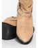 Shyanne Women's Tanya Slouch Harness Fashion Boots - Pointed Toe, Tan, hi-res