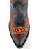 Gameday Oklahoma State University Cowgirl Boots - Pointed Toe, Black, hi-res