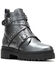 Image #1 - Harley Davidson Women's Carrigan Motorcycle Boots - Round Toe , Silver, hi-res