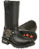 Image #1 - Milwaukee Leather Women's 11" Classic Harness Boots - Square Toe, Black, hi-res