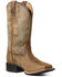 Ariat Women's Round-Up Waterproof Western Performance Boots - Square Toe, Brown, hi-res