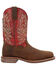 Image #2 - Georgia Boot Men's Carbo-Tec Waterproof Soft Toe Western Boots - Square Toe, Brown, hi-res