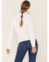 Image #4 - Levis Women's White Batwind Logo Crew Sweatshirt , White, hi-res