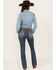 Image #1 - Panhandle Women's Medium Wash Mid Rise Stretch Riding Bootcut Jeans, Medium Wash, hi-res