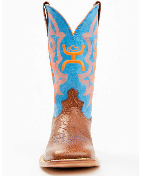 Image #8 - Hooey by Twisted X Men's Western Boots - Broad Square Toe, Cognac, hi-res