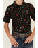 Image #3 - Cody James Boys' Sheriff Conversation Print Short Sleeve Snap Western Shirt, Black, hi-res