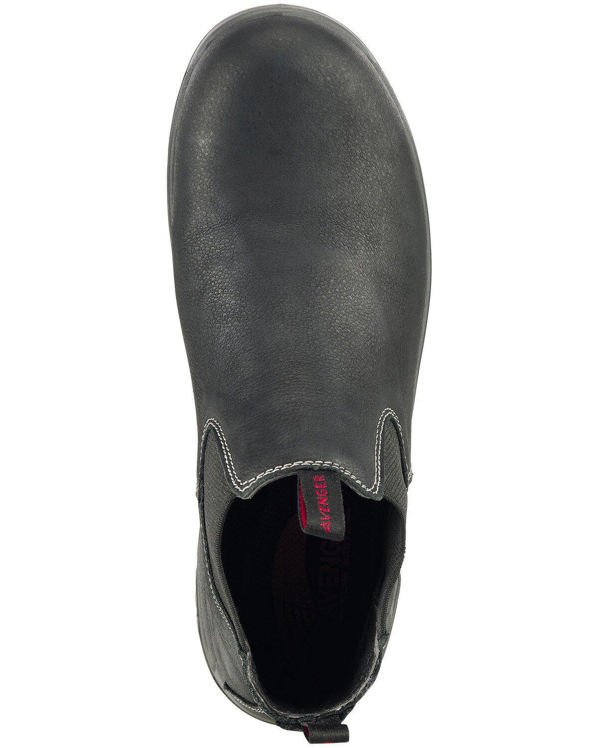 Image #6 - Avenger Men's Foreman Pull On Work Boots - Composite Toe, Black, hi-res