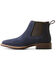 Image #2 - Ariat Men's Booker Ultra Western Boots - Broad Square Toe , Navy, hi-res